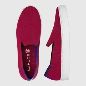 Rothy's Slip‎ On Red Garnet Retired Sneaker 12